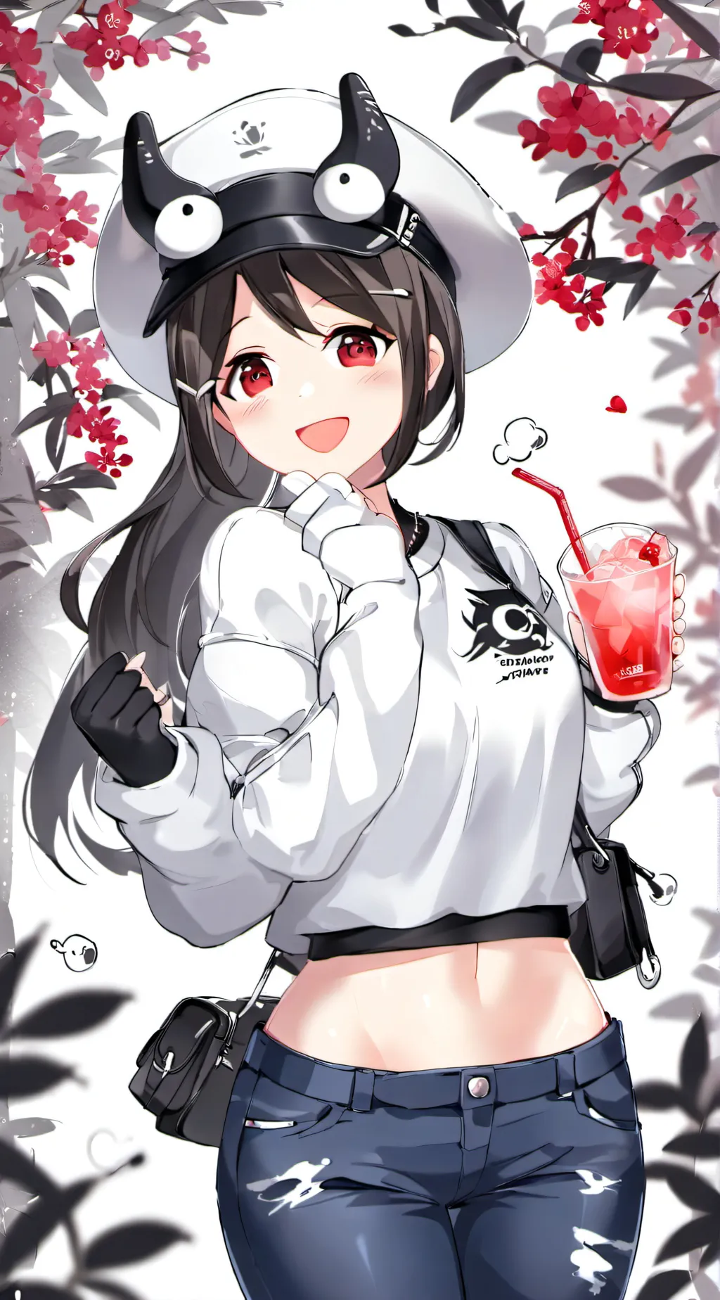 ai character: Ashley  background