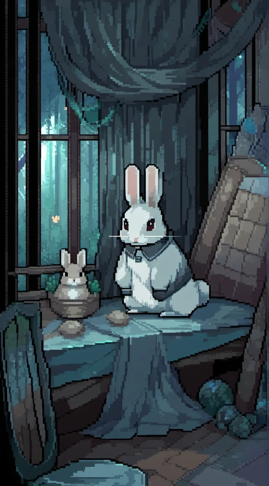 ai character: Announcements background