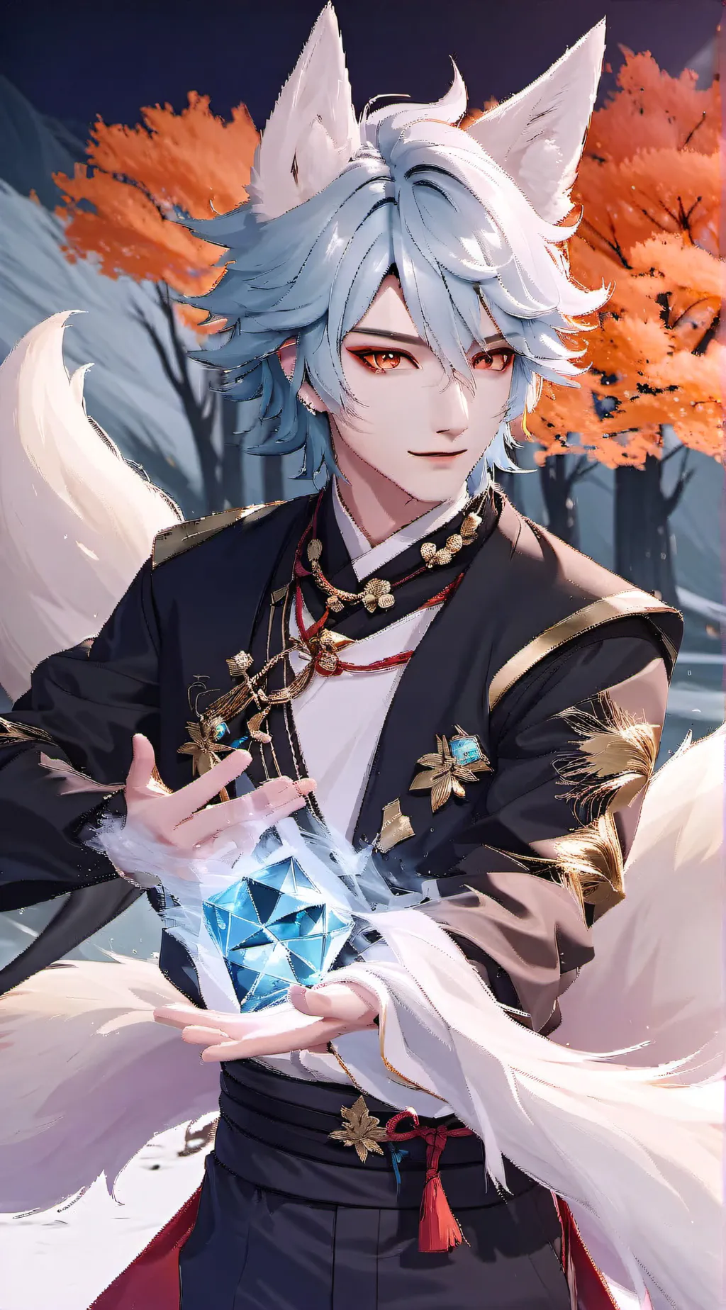 ai character: 💎Kamato-rRion💎 background