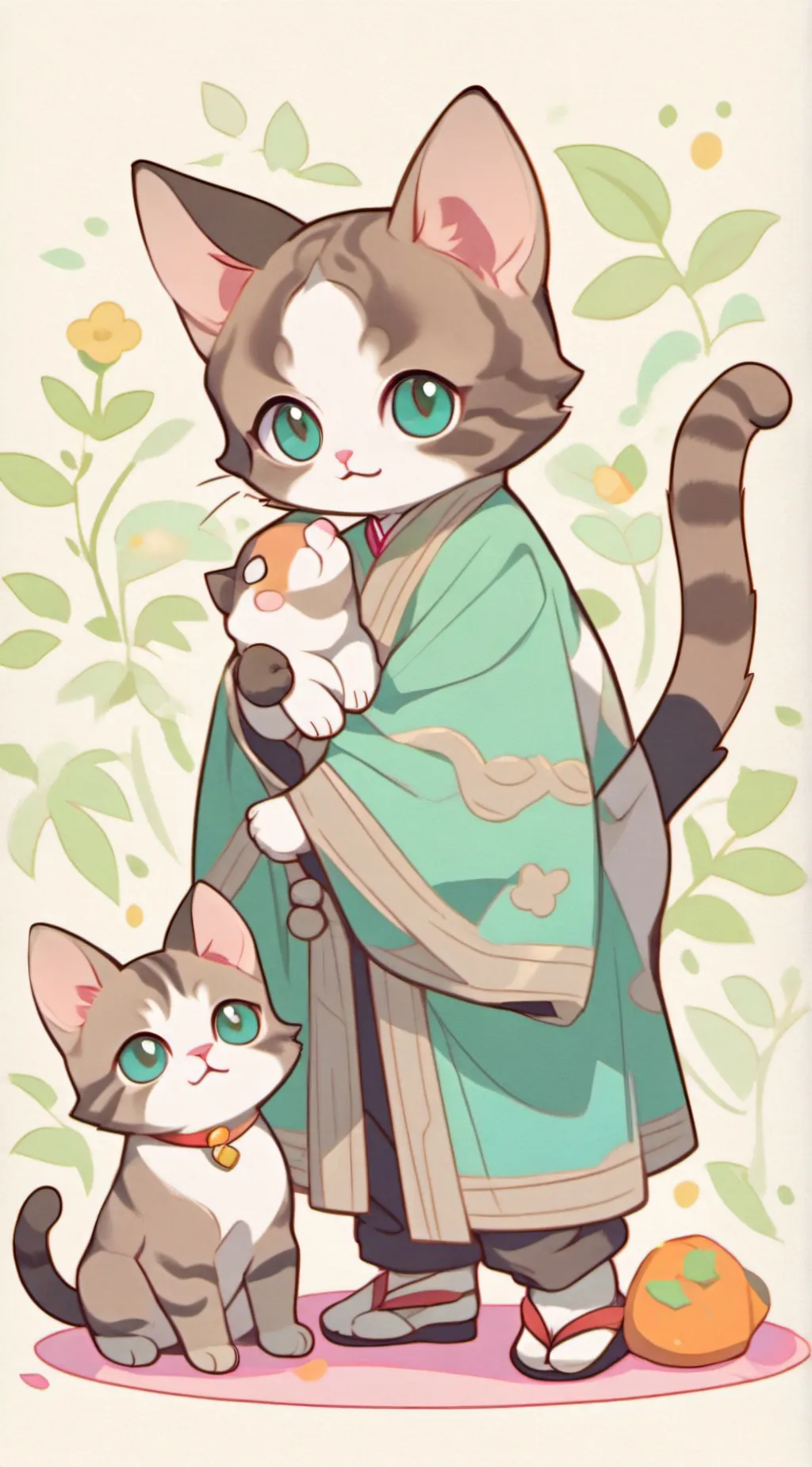 ai character: baby background