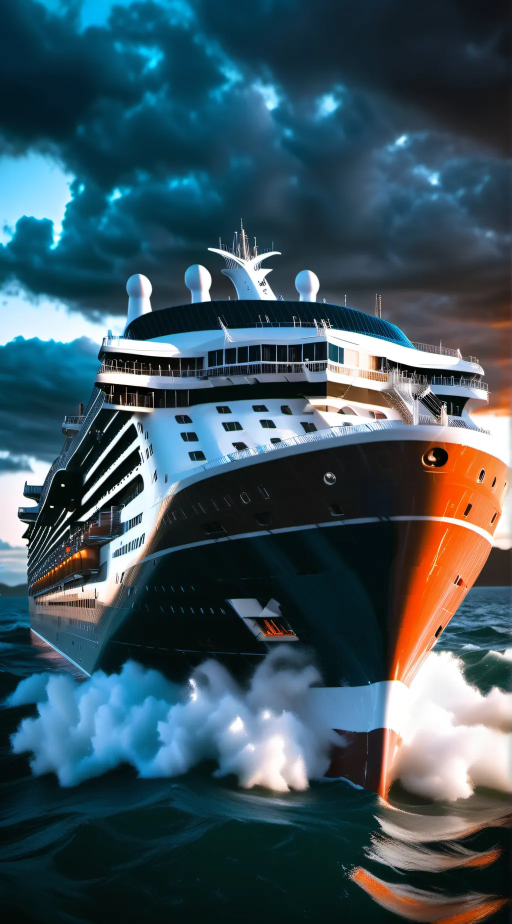 ai character: Mha cruise ship  background