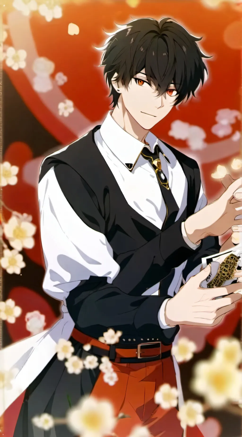 ai character: Harsh background