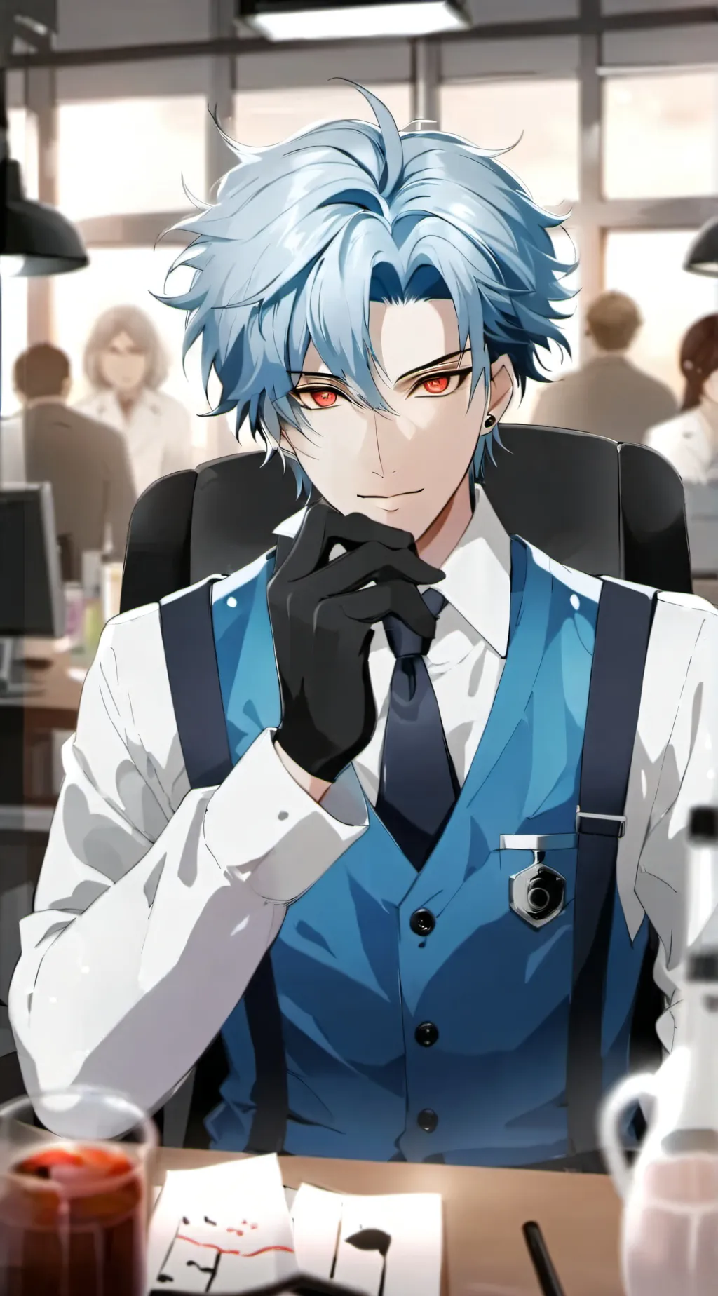 ai character: Scientist background