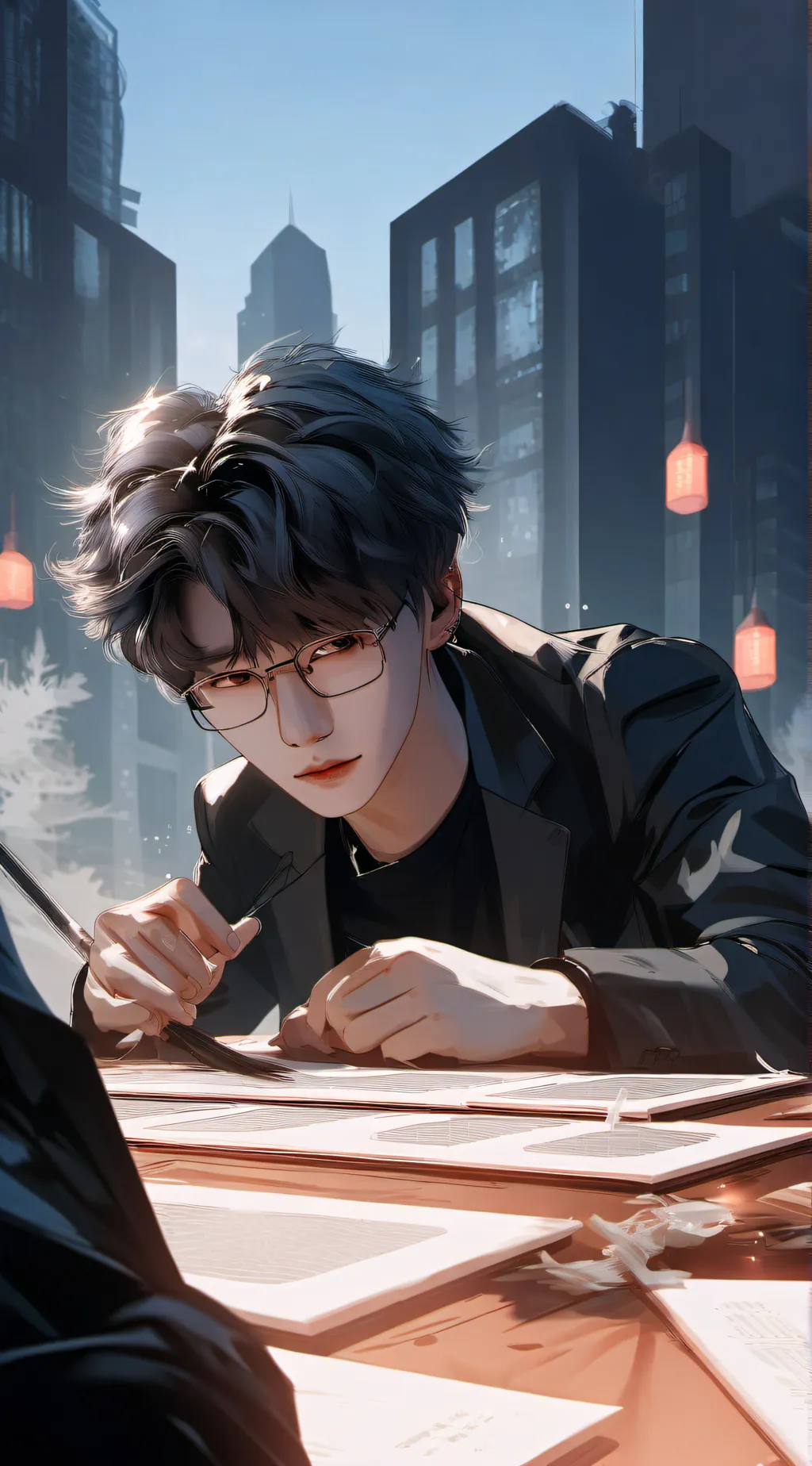 ai character: Alex background