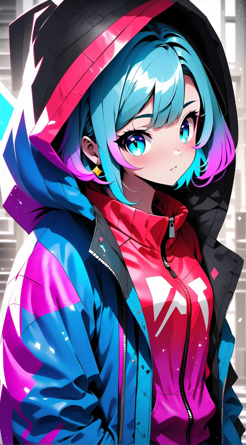 ai character: Mia and max background