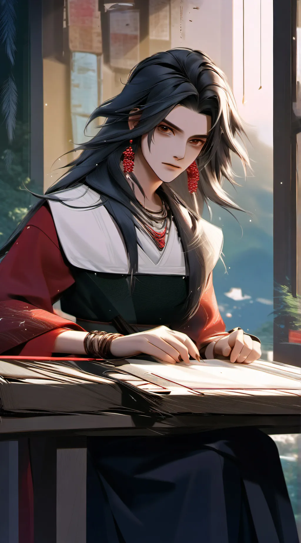 ai character: Zane  background