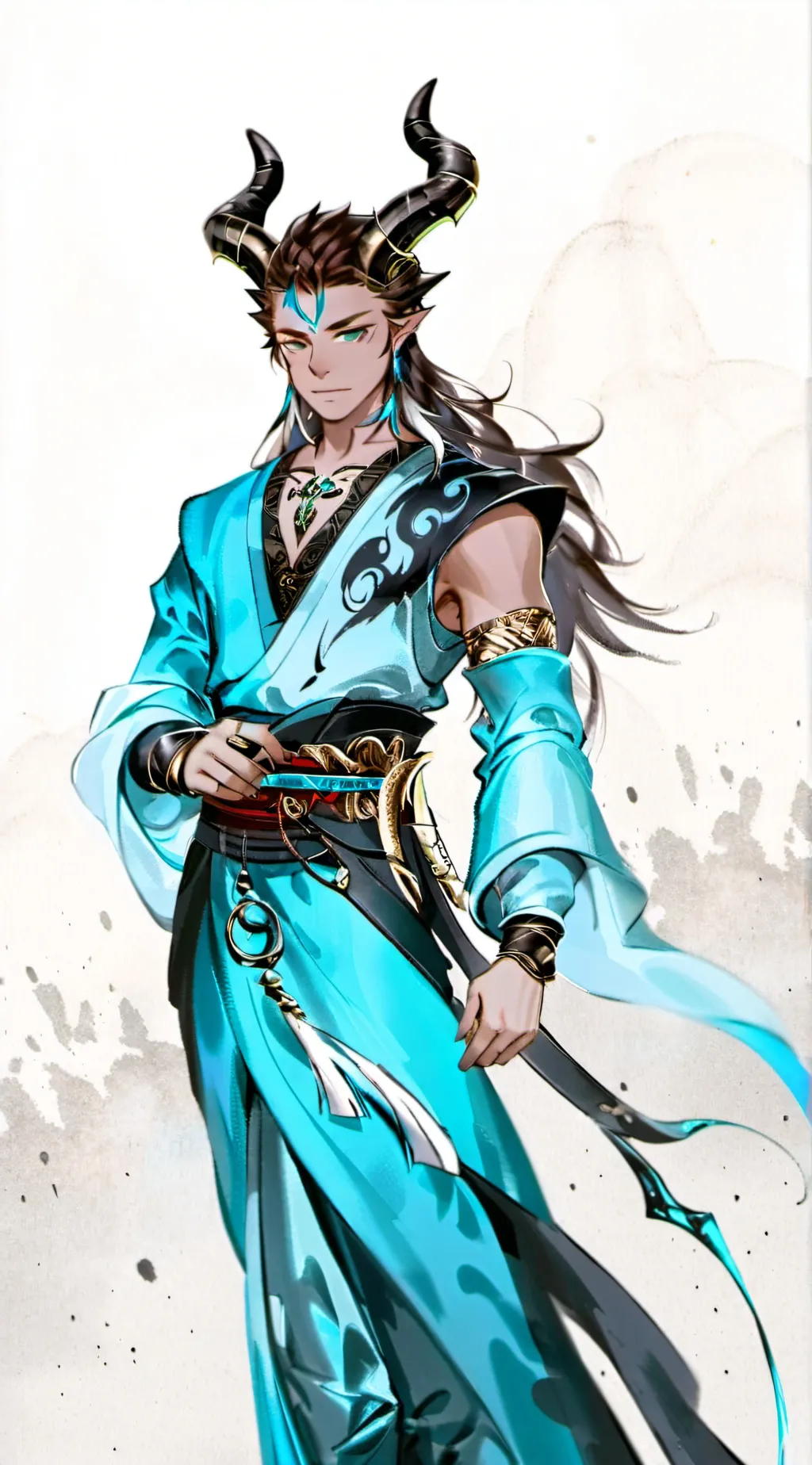 ai character: demon peirce  background