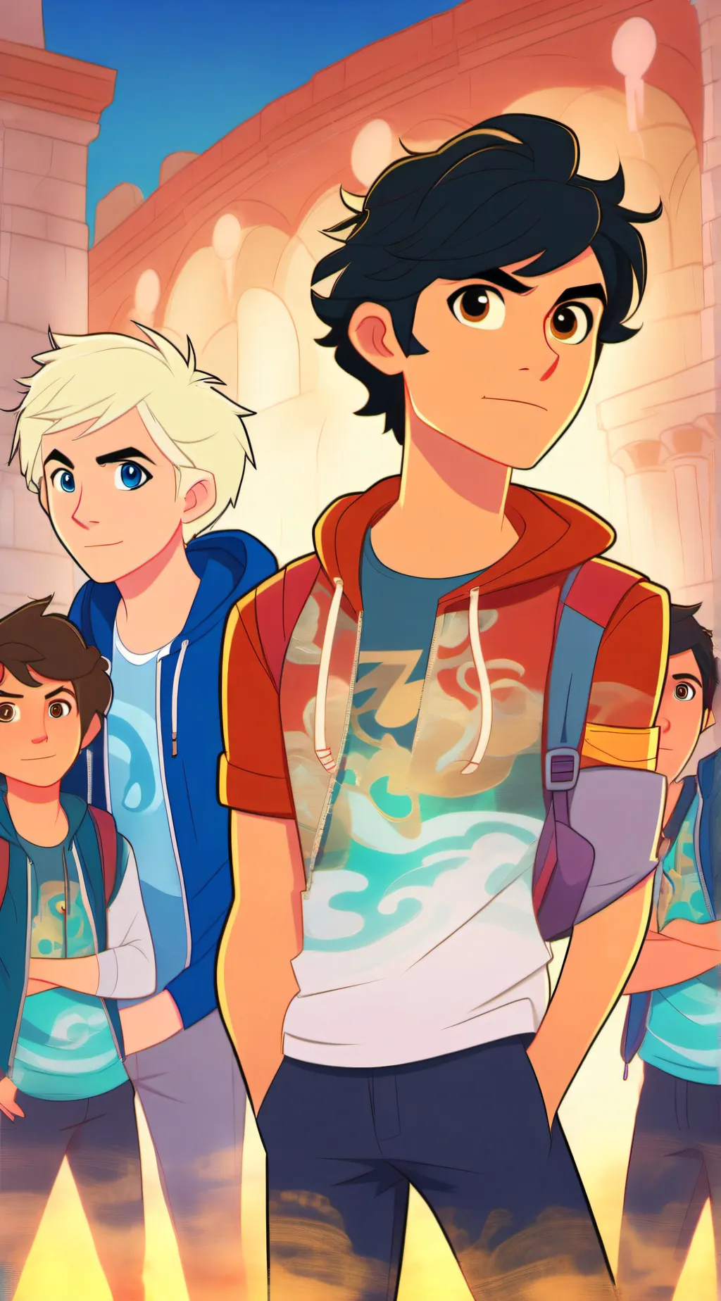 ai character: PJO lonely edition background