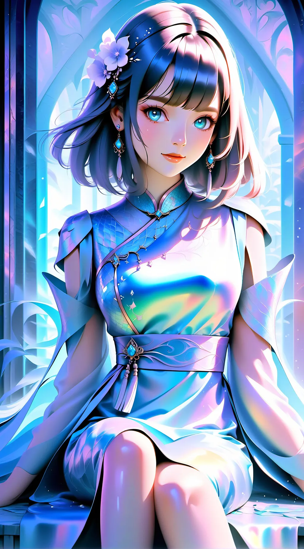 ai character: Hogwarts  background