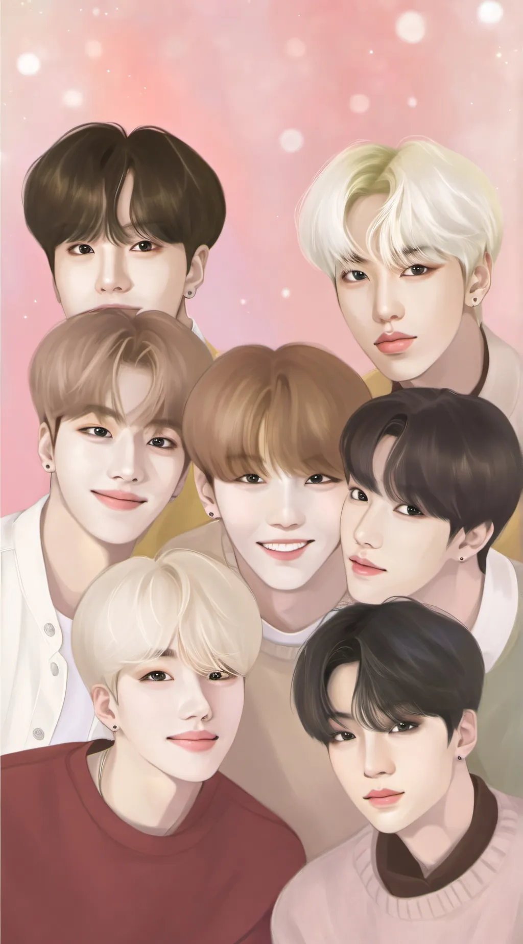 ai character: 💜BTS💜 background