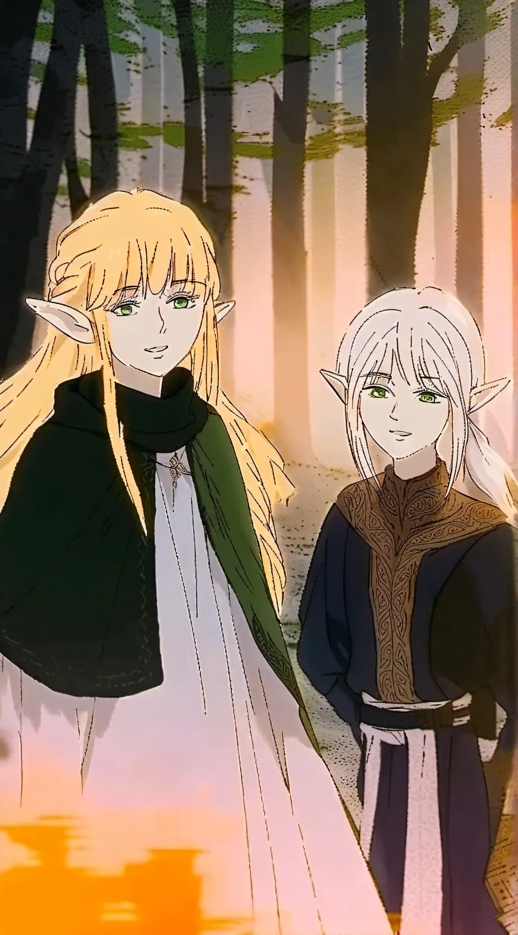 ai character: Frieren & Serie background