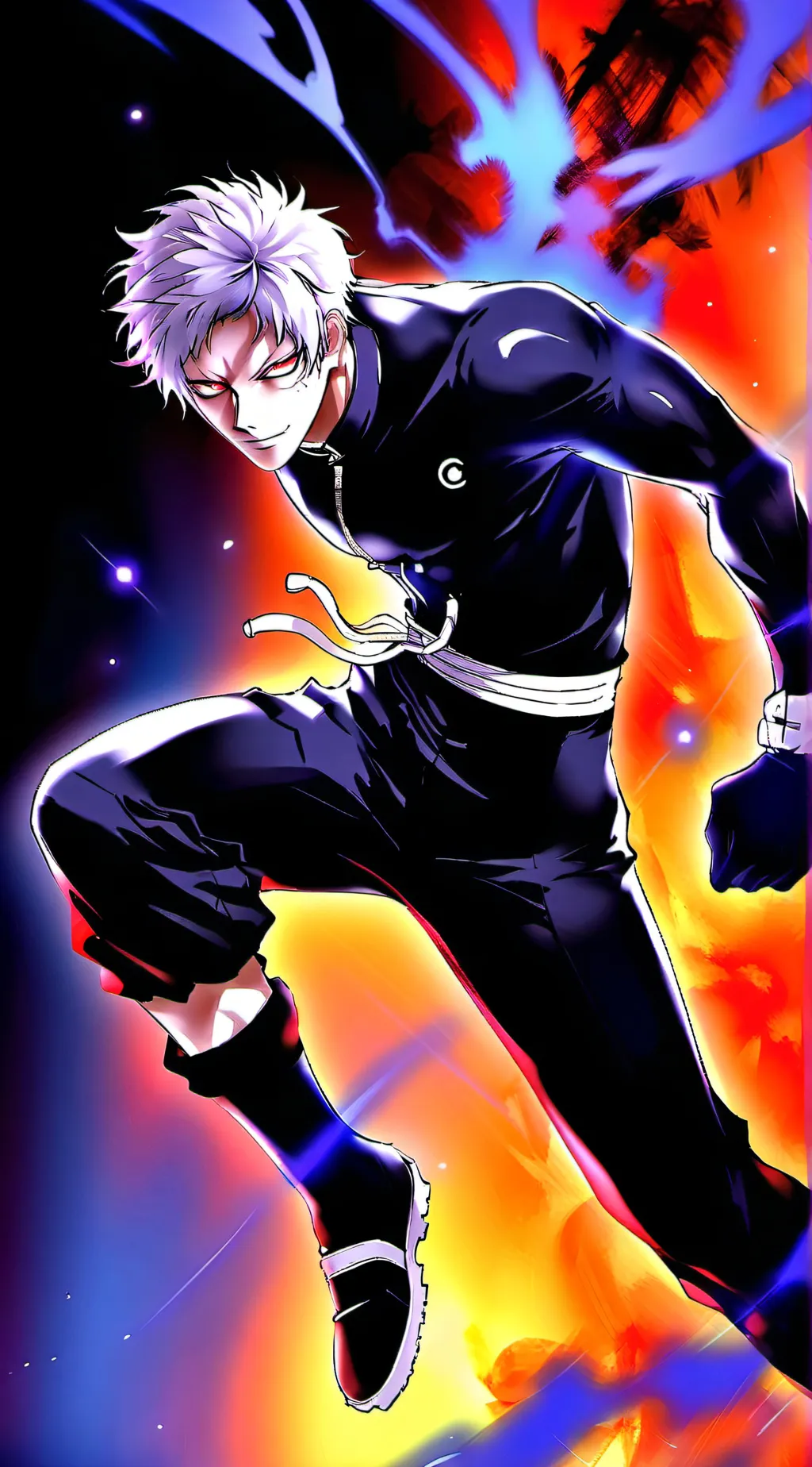 ai character: Jjk fight background