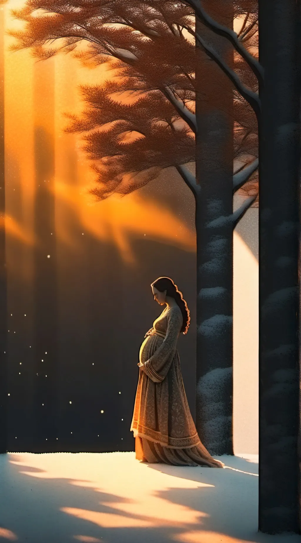 ai character: tina  background