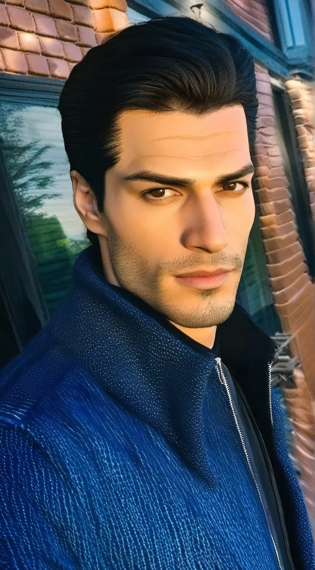 ai character: Dante  Russo background