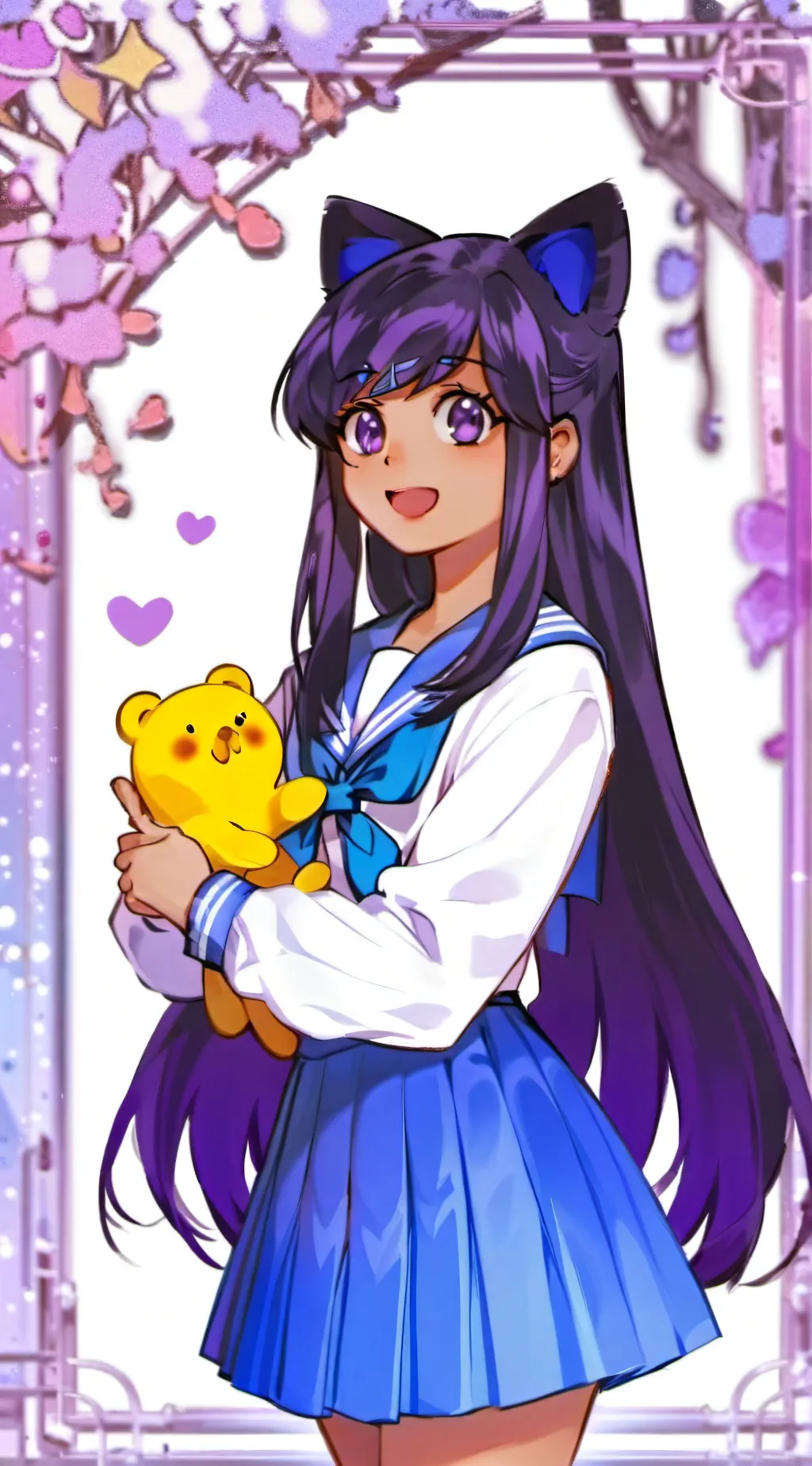 ai character: Aphmau~💜 background