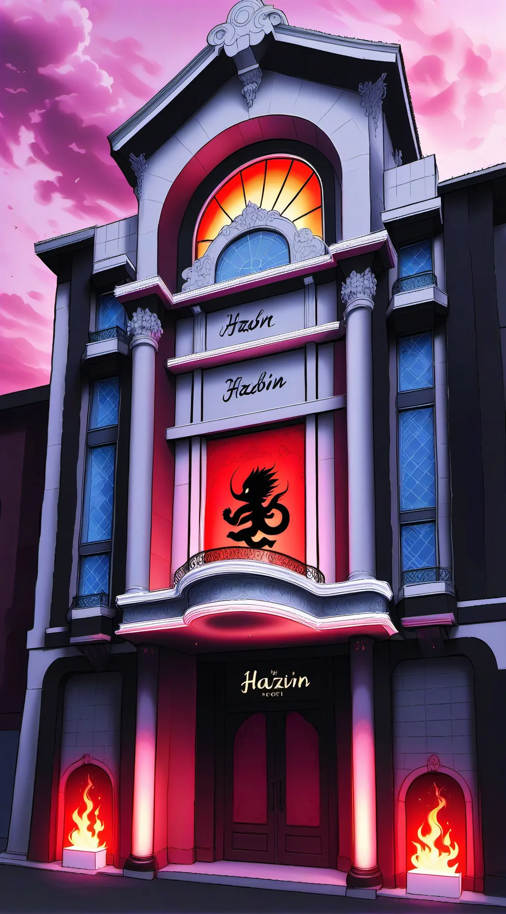 ai character: HH Alastor simps background