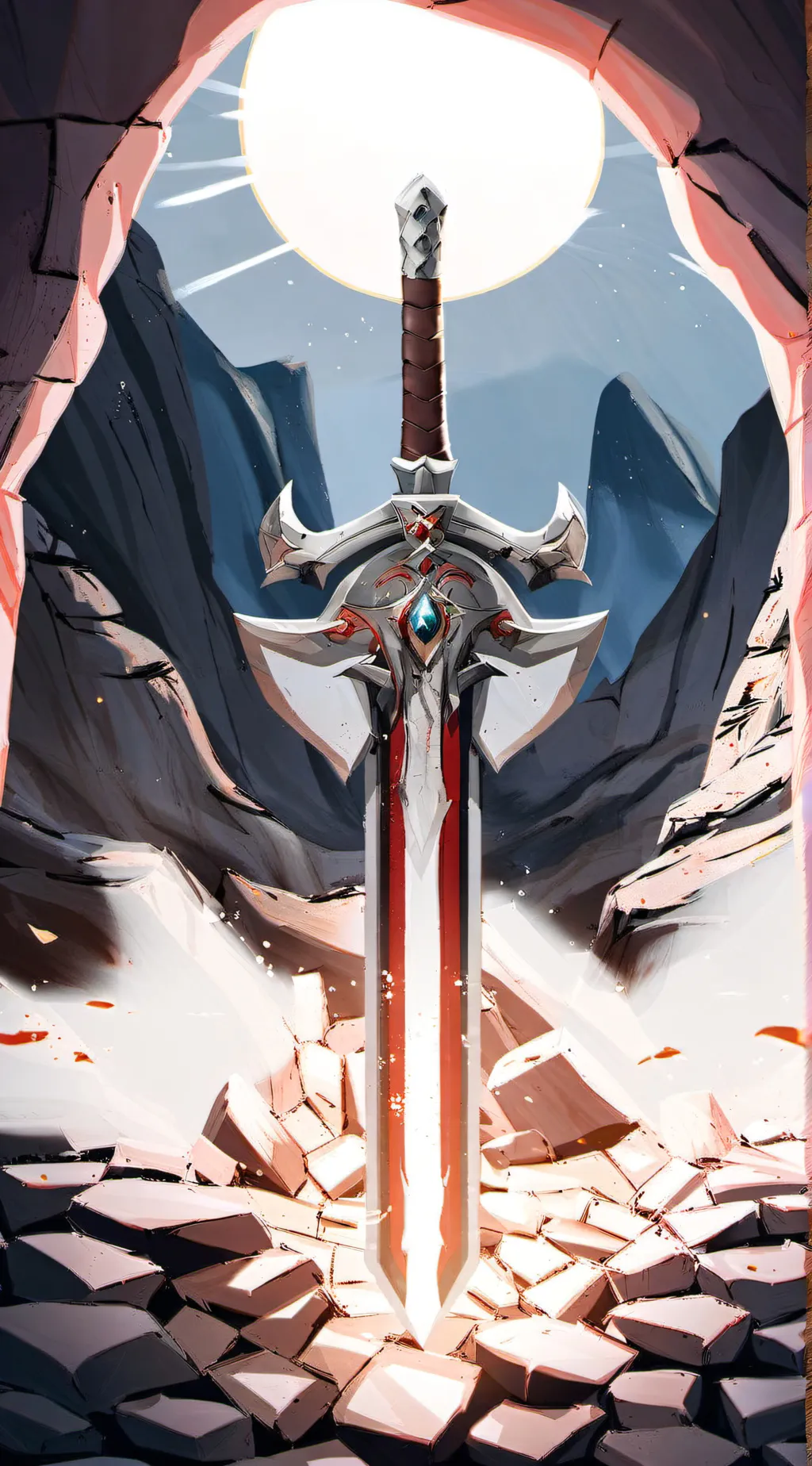 ai character: THE SWORD background