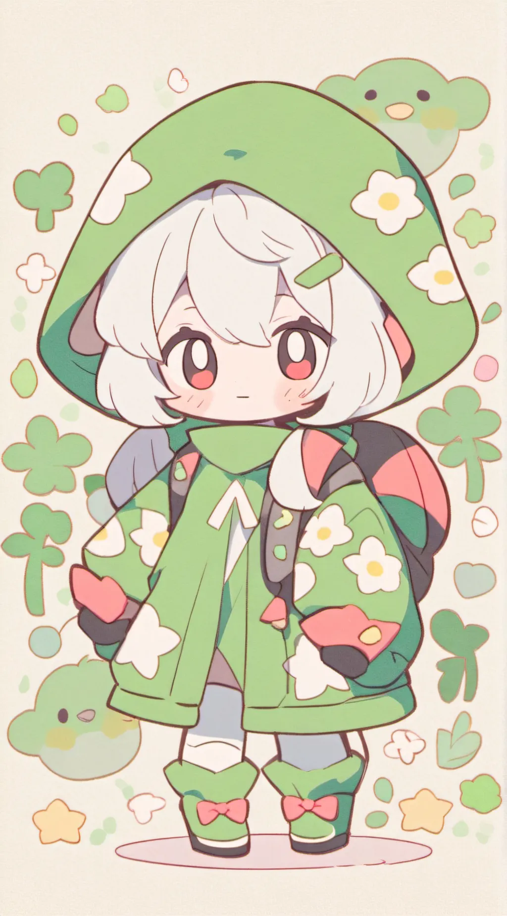 ai character: Cinnamoroll background