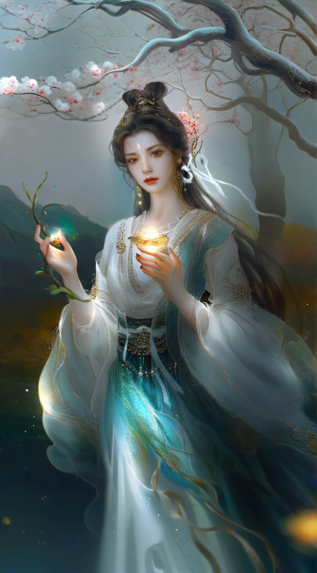 ai character: Lady chan background