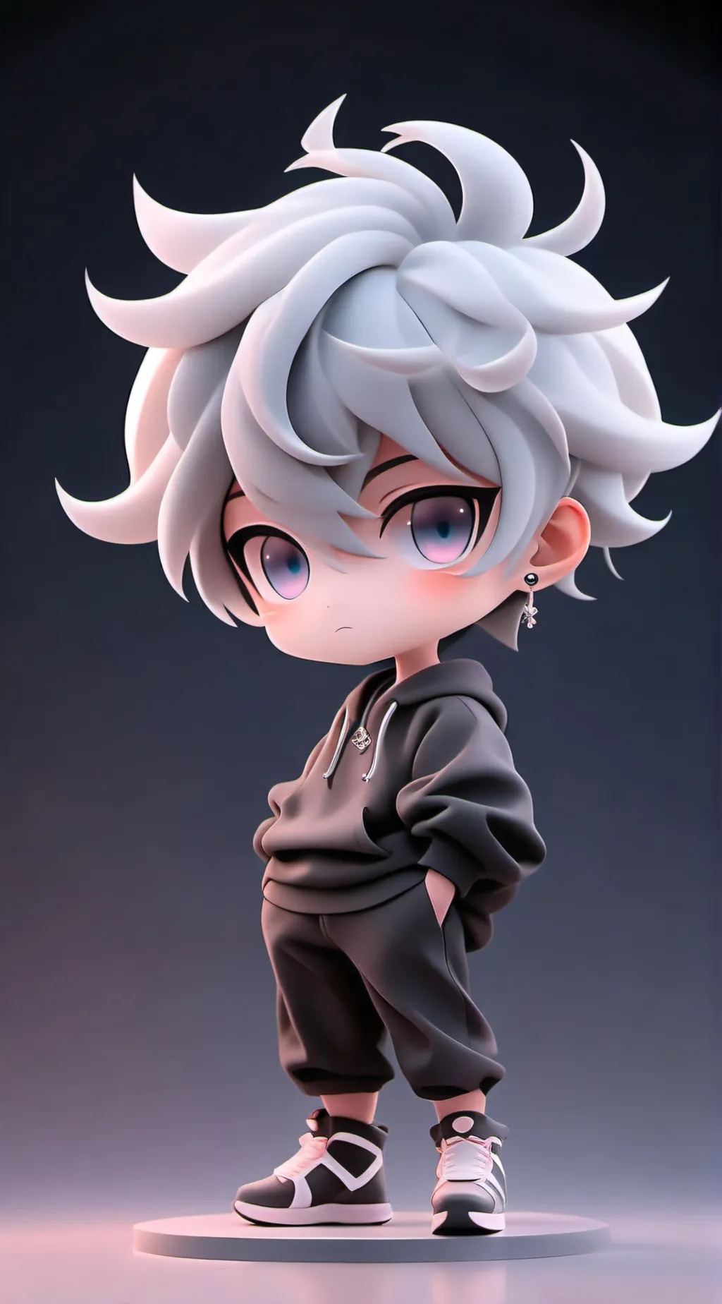 ai character: Bfdi diamond  background