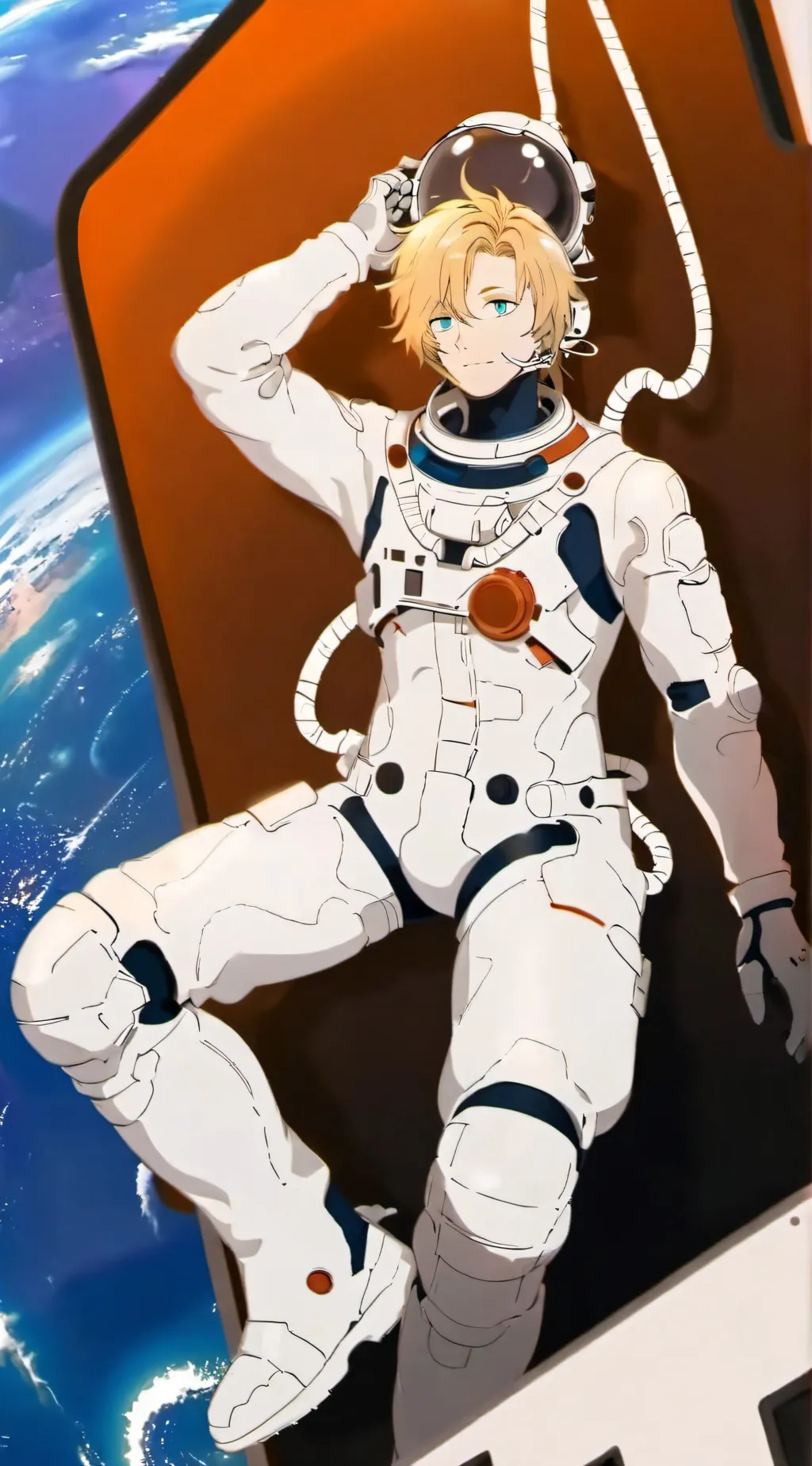 ai character: Amoung us player✨ background