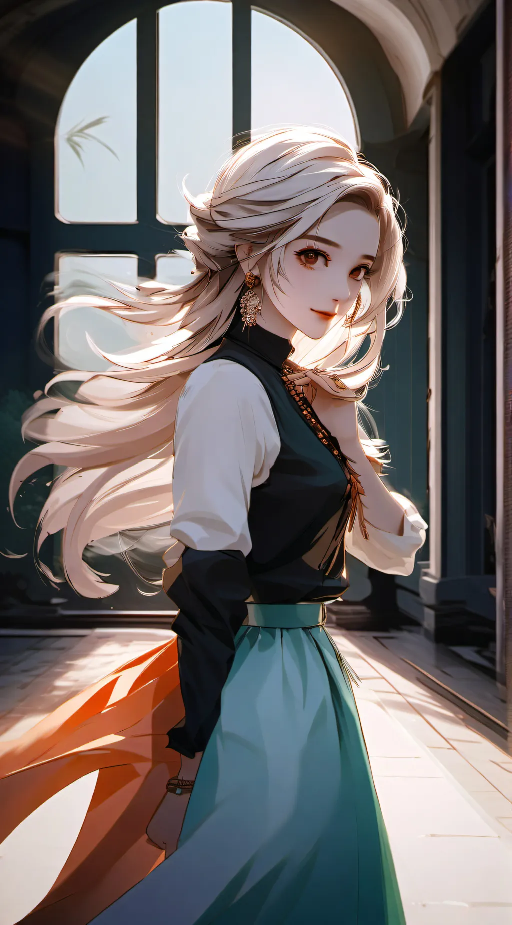 ai character: Lilly background