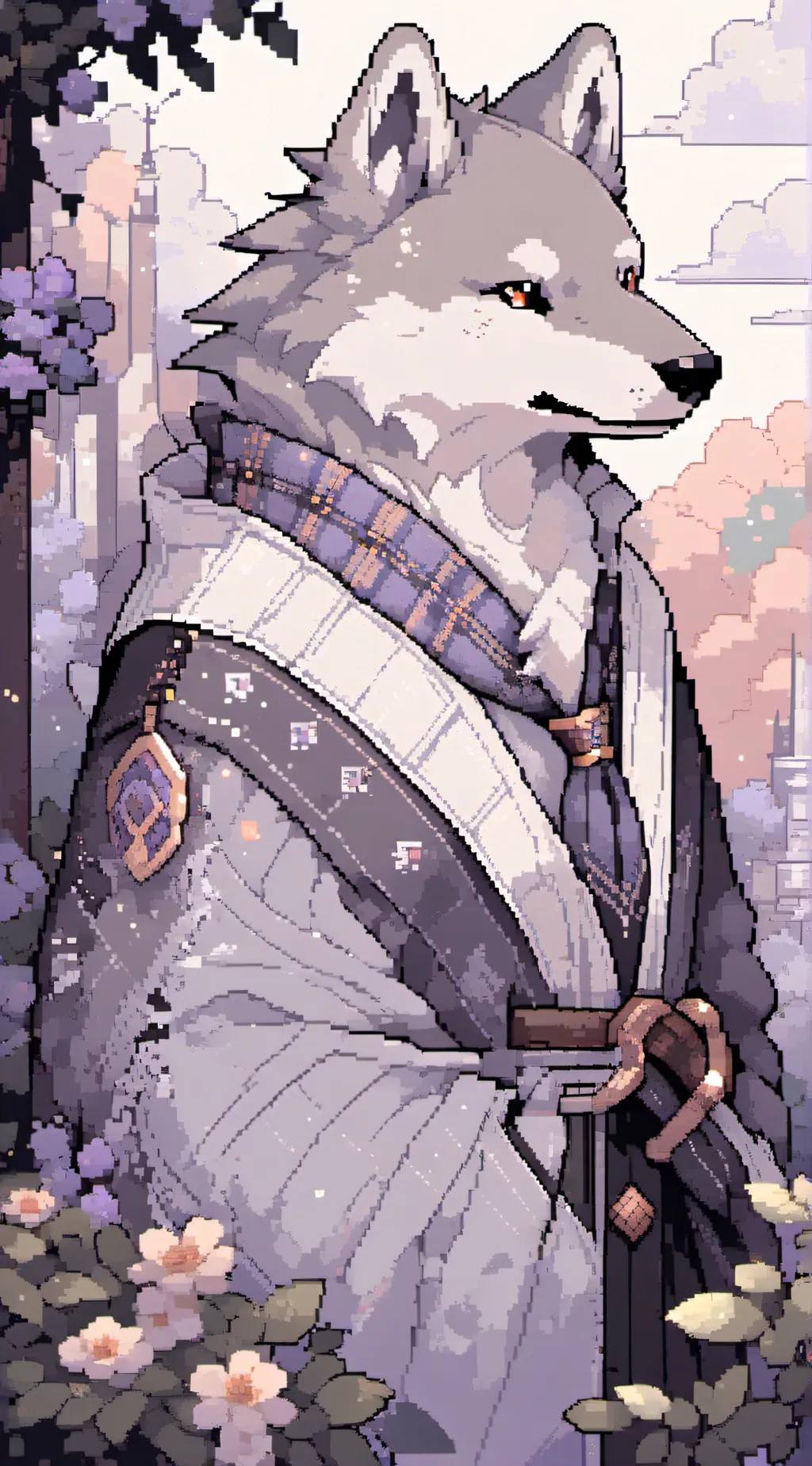 ai character: furry background