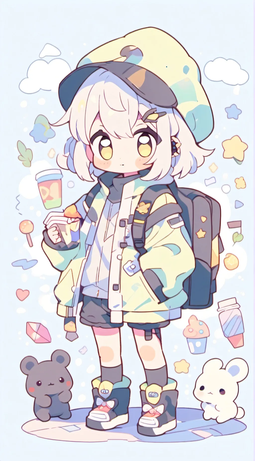 ai character: Mylilyoutubechanel background