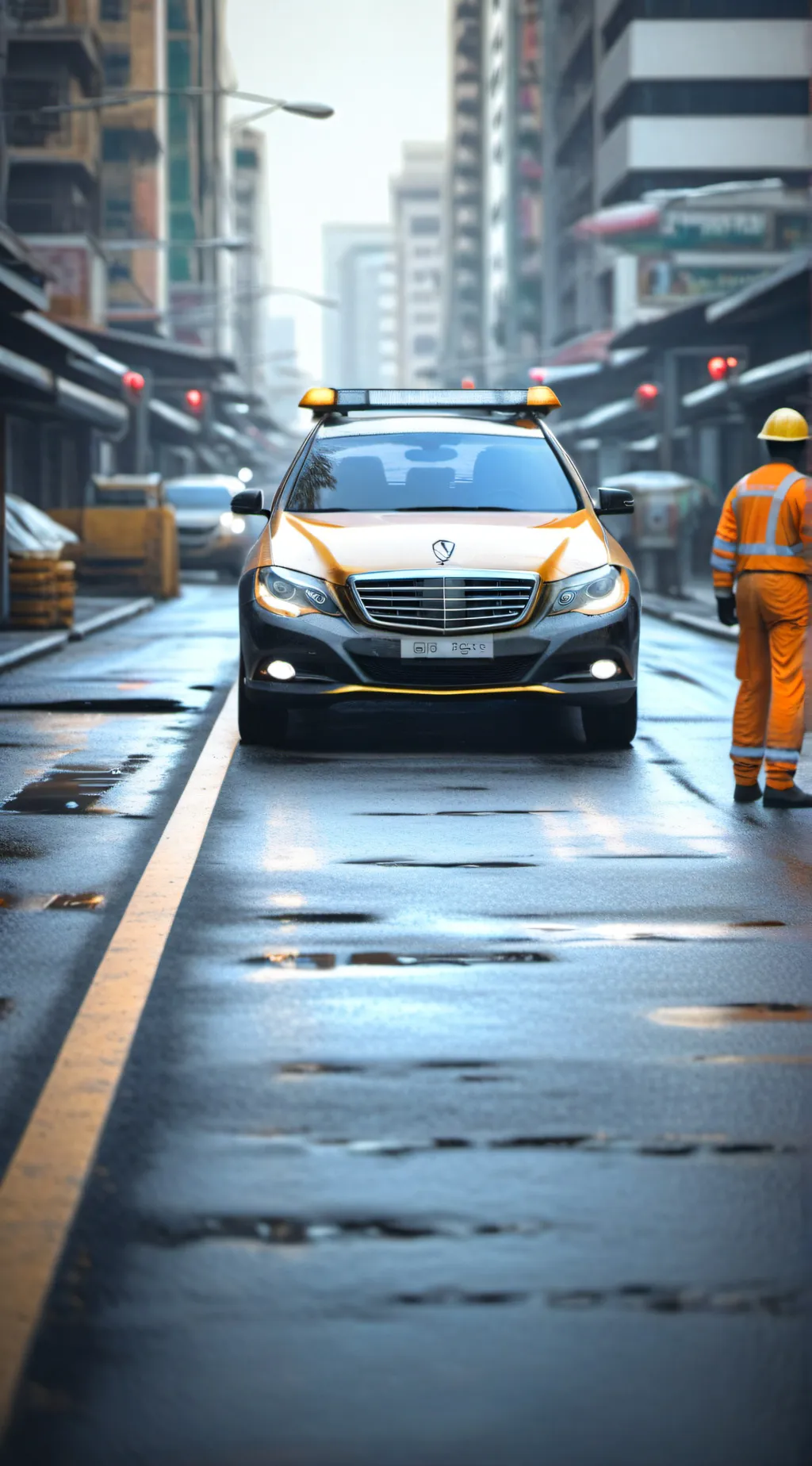 ai character: Special escort car background