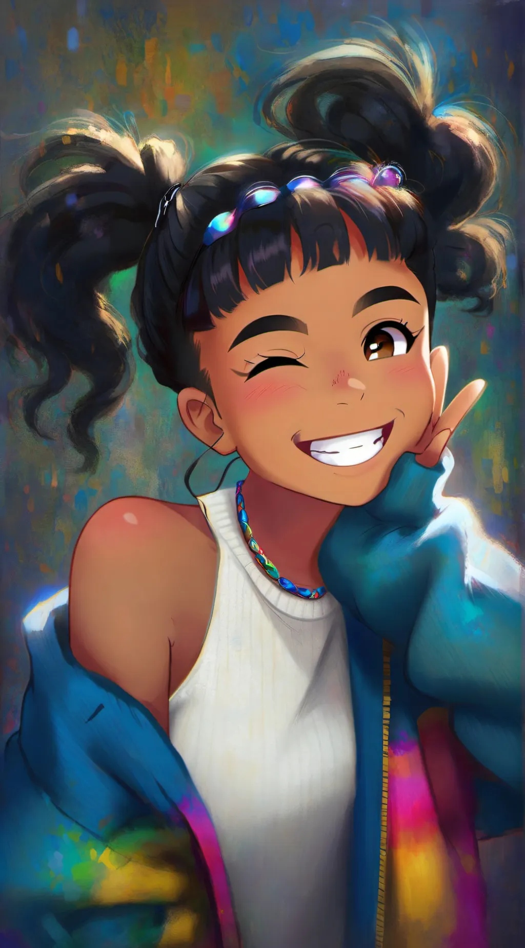 ai character: Jessica  background