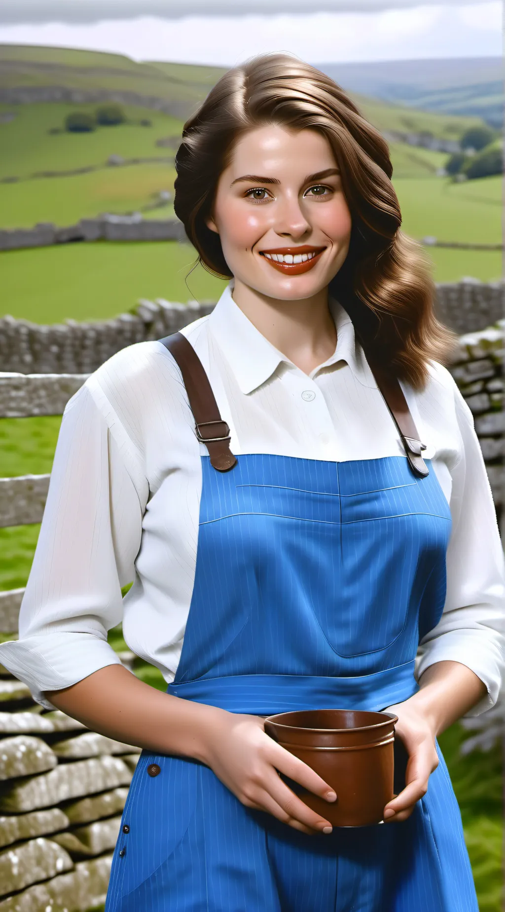 ai character: Helen Alderson  background