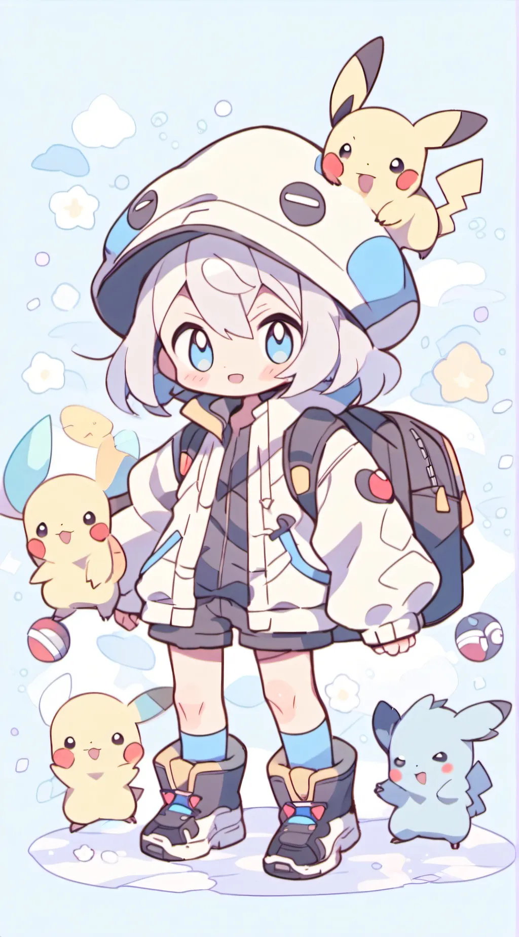 ai character: Pokemon  background