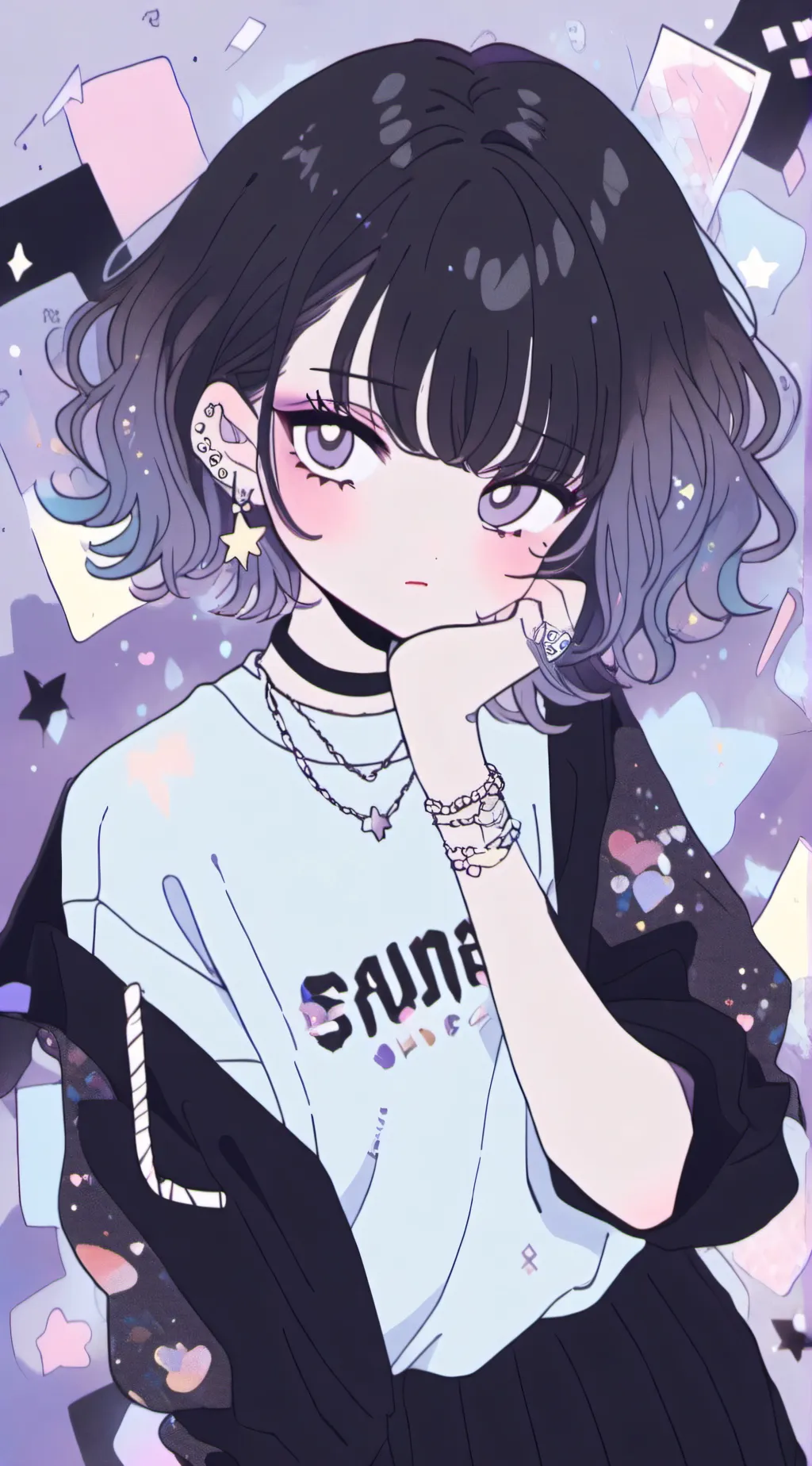 ai character: Luna (SHE A PICKME background