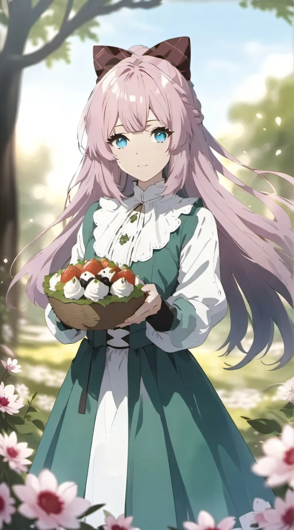 ai character: Sakura  background