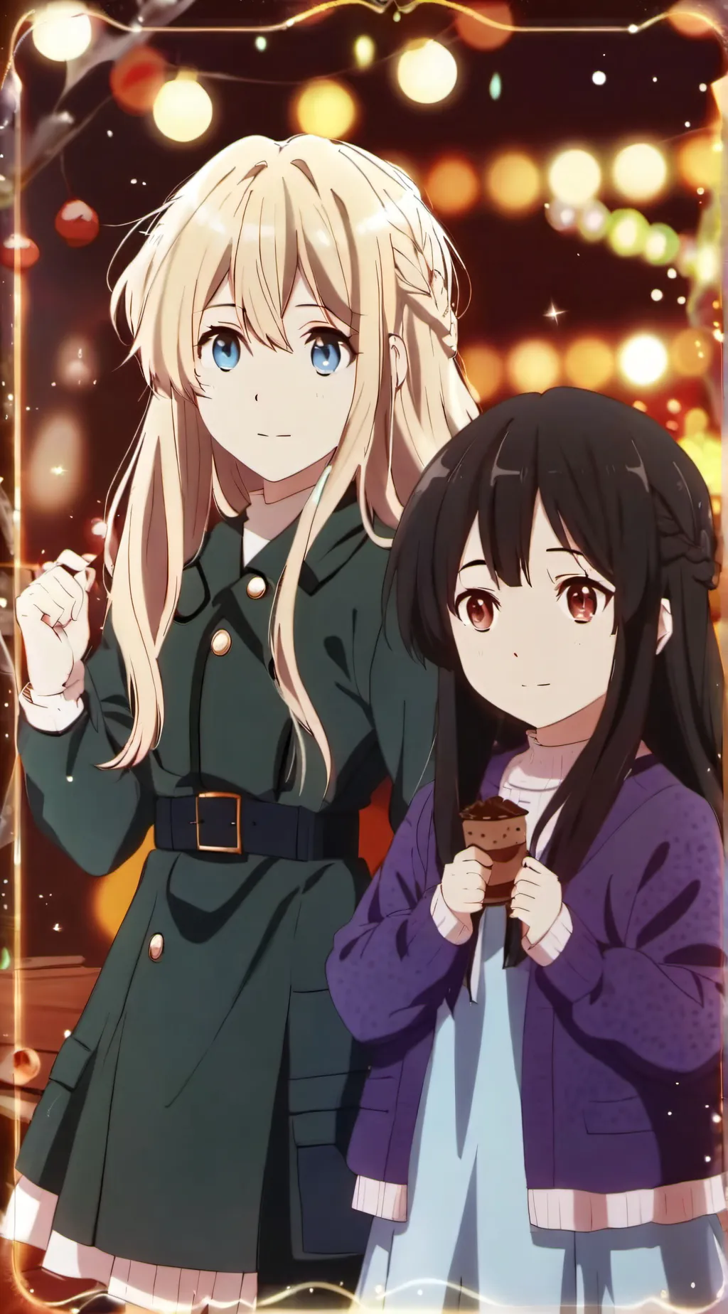 ai character: sis and sis background