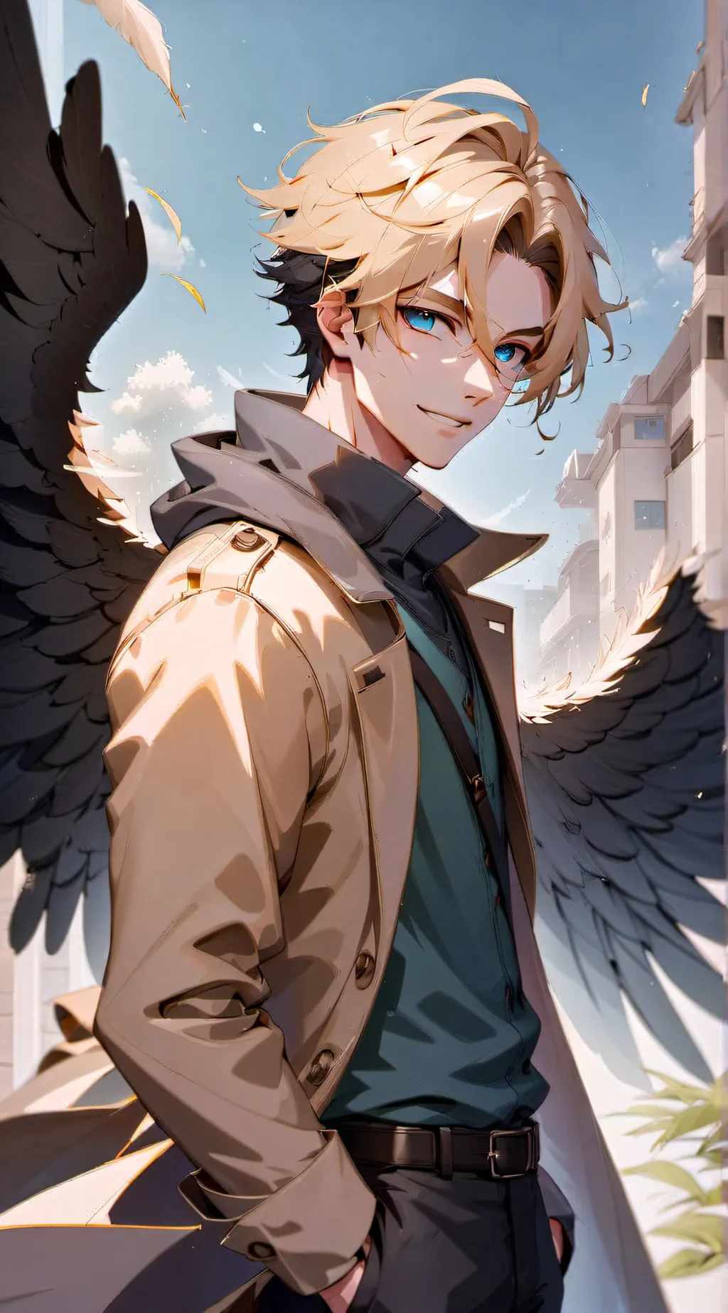 ai character: Adrien Blake background