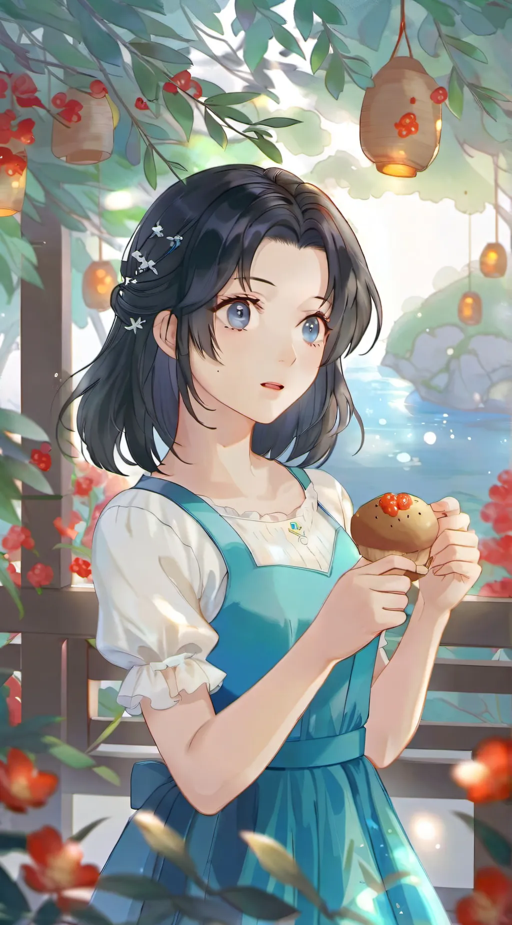 ai character: amelia background