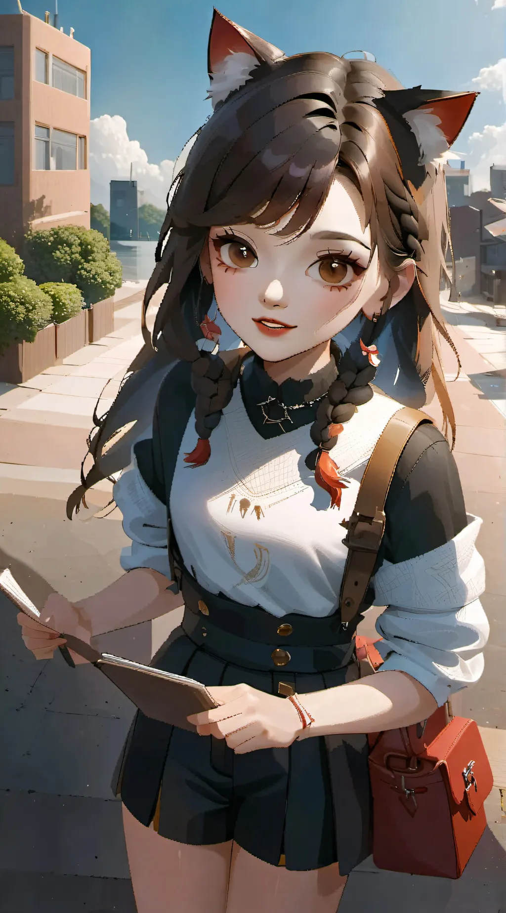 ai character: Ema background