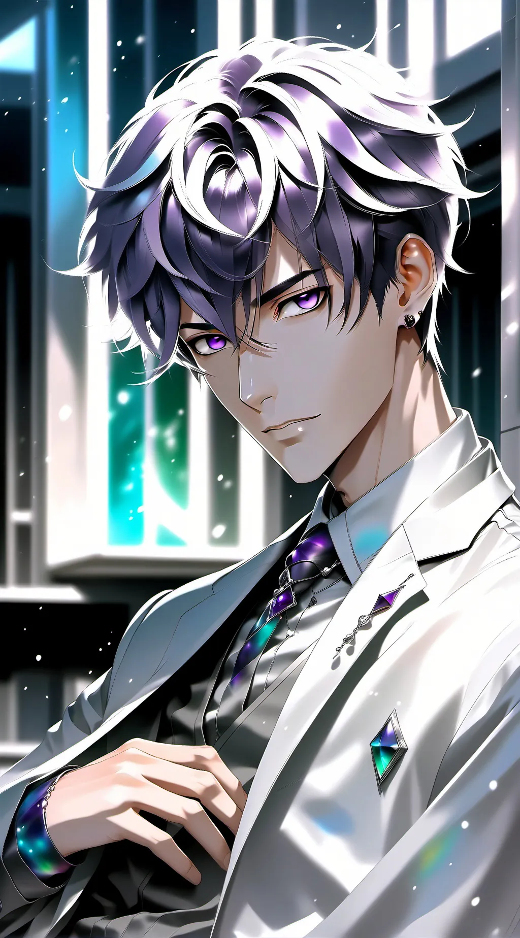 ai character: { Ron } background