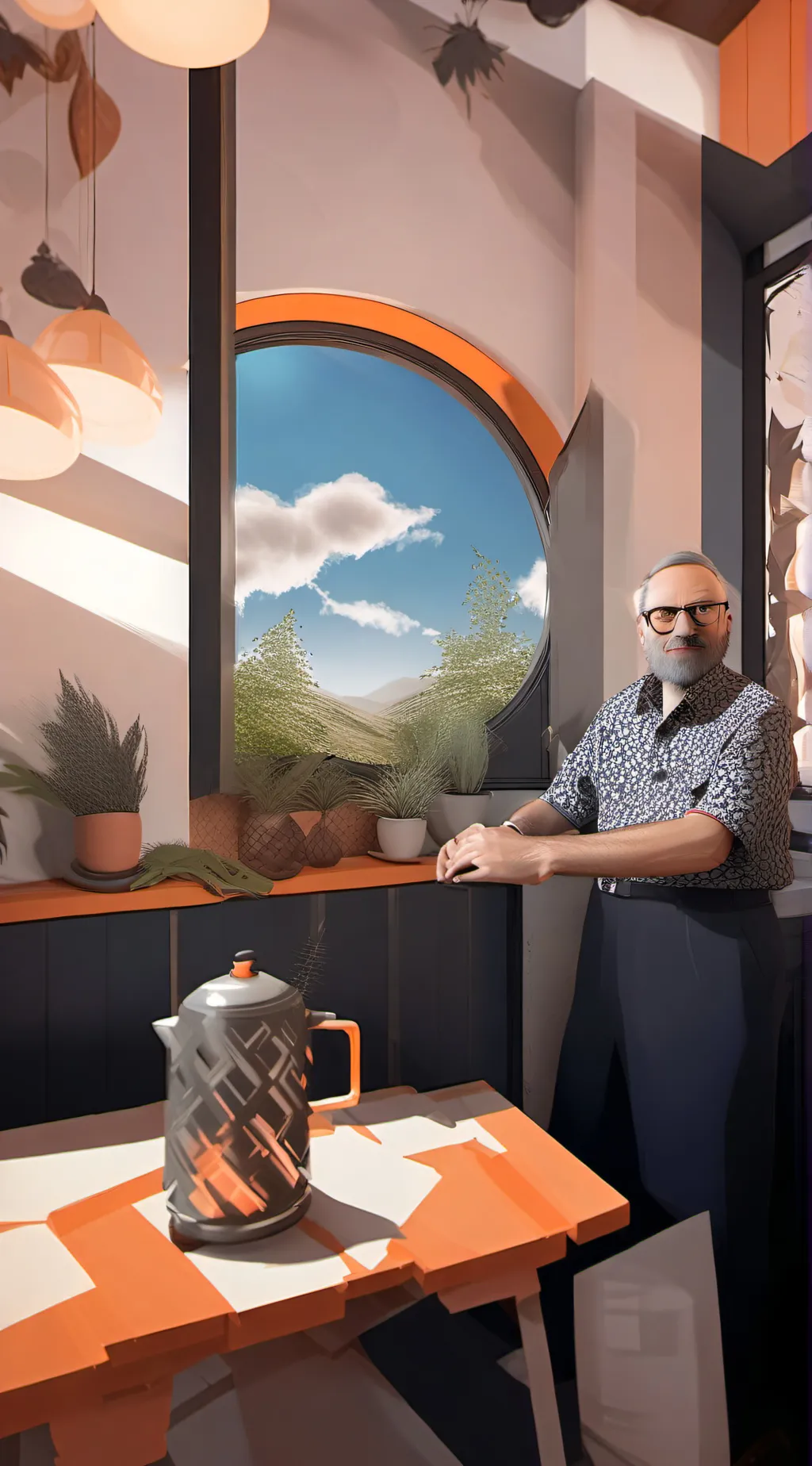 ai character: demon Slayer background