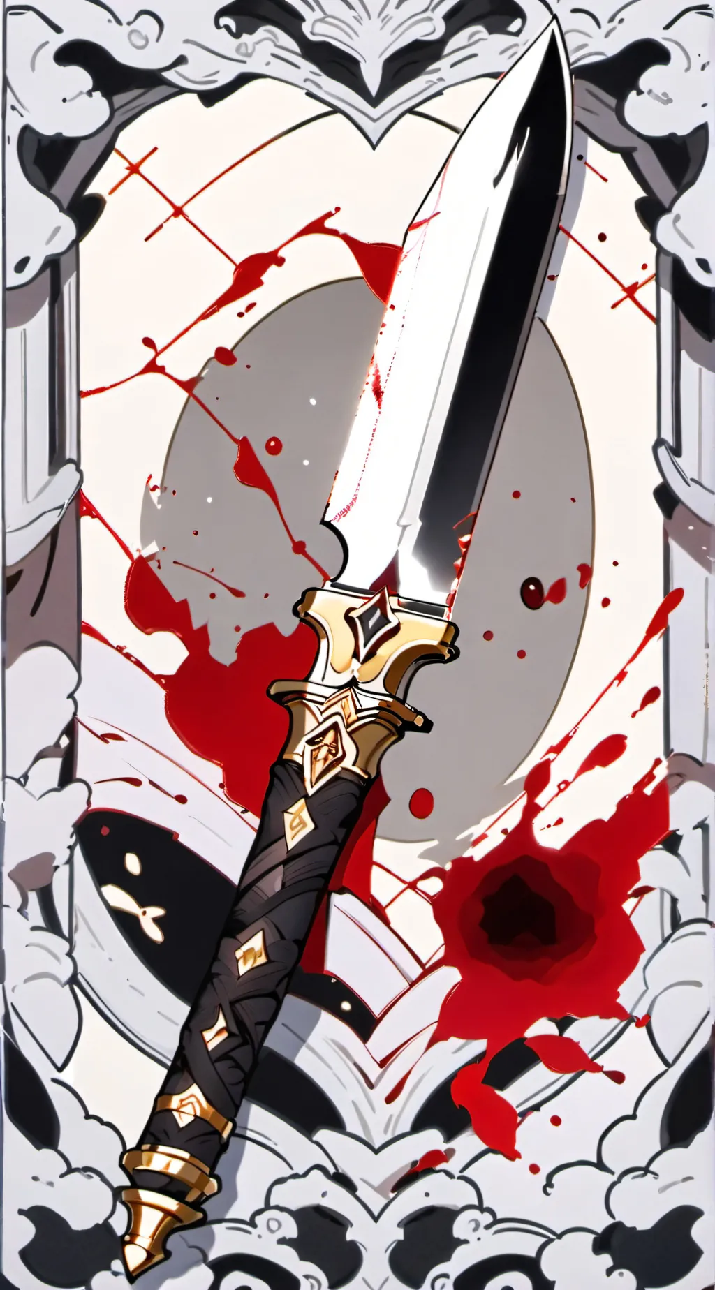 ai character: Azure meets Azul background