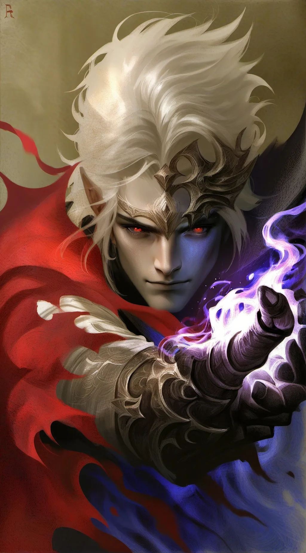 ai character: Alexander  background