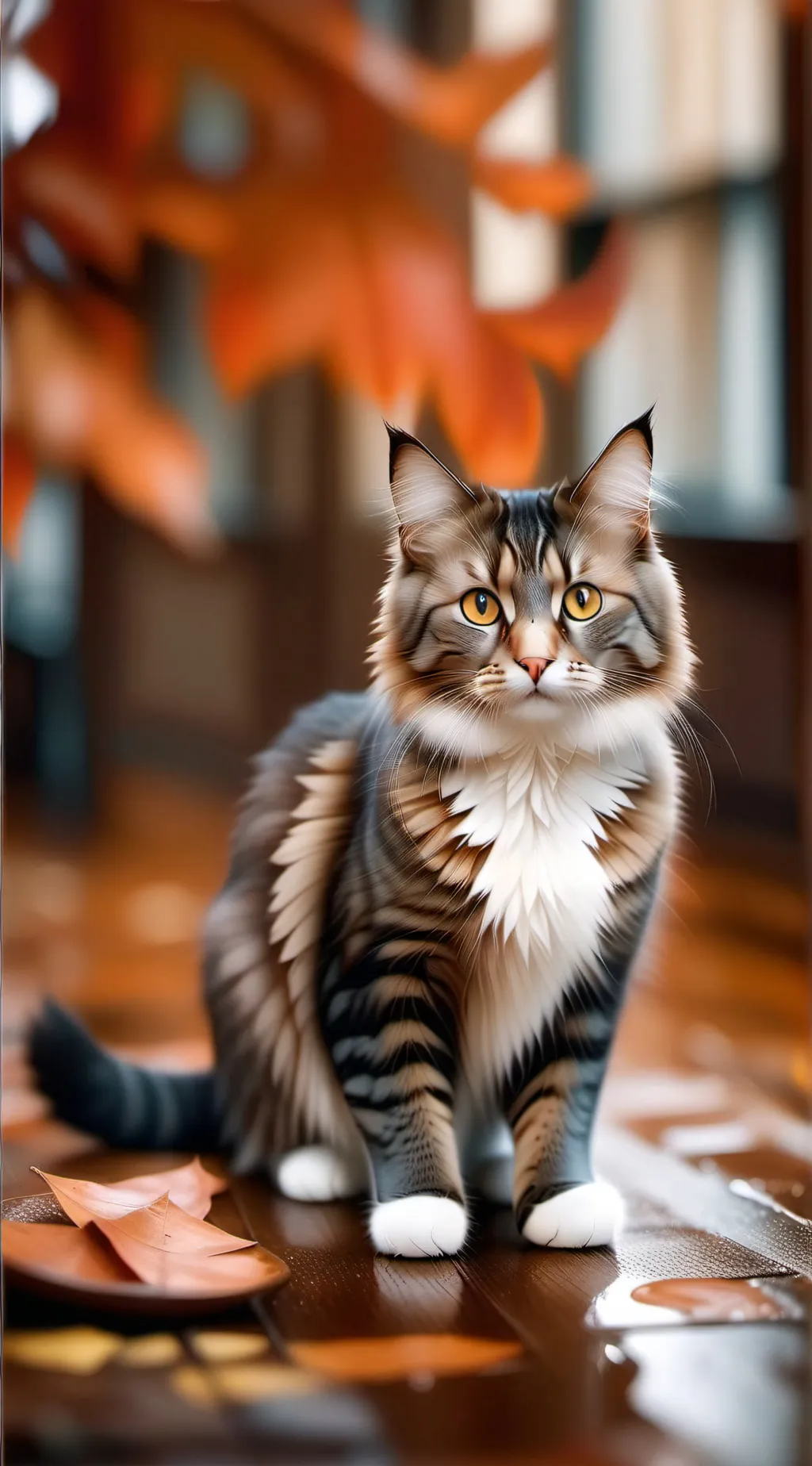 ai character: this is cat papyru background