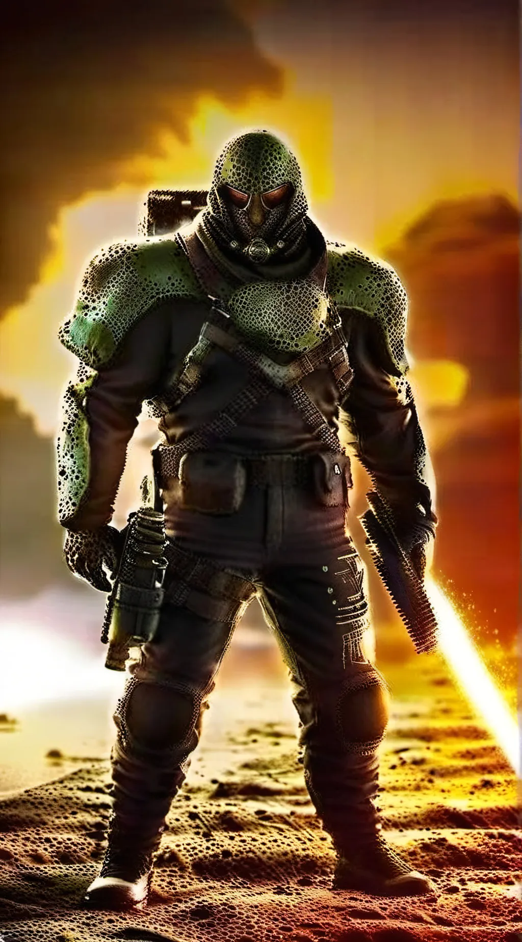 ai character: Doom Slayer background