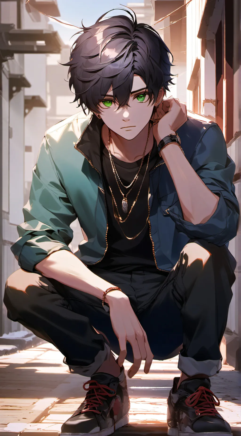 ai character: Mike  background