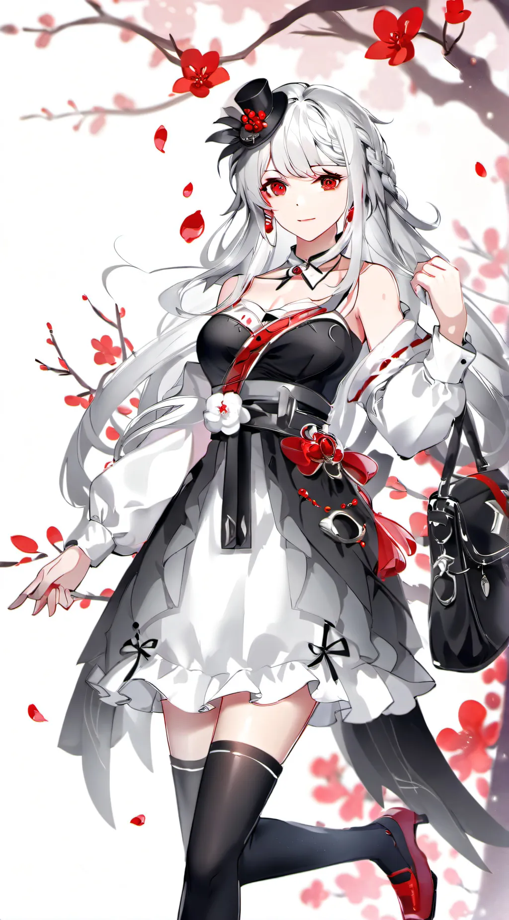 ai character: Rose background