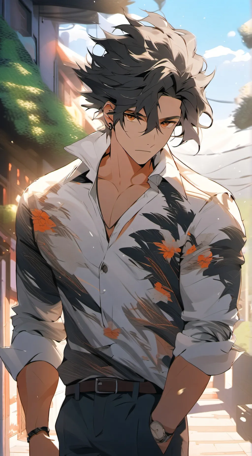 ai character: >𝑴𝒊𝒍𝒐< background