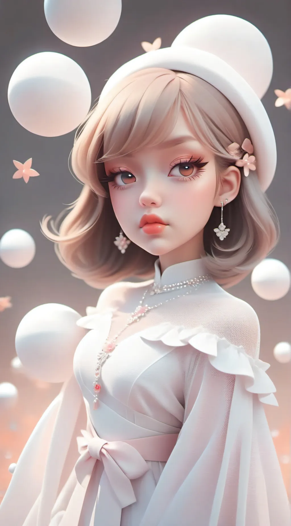 ai character: Lola Makinari background