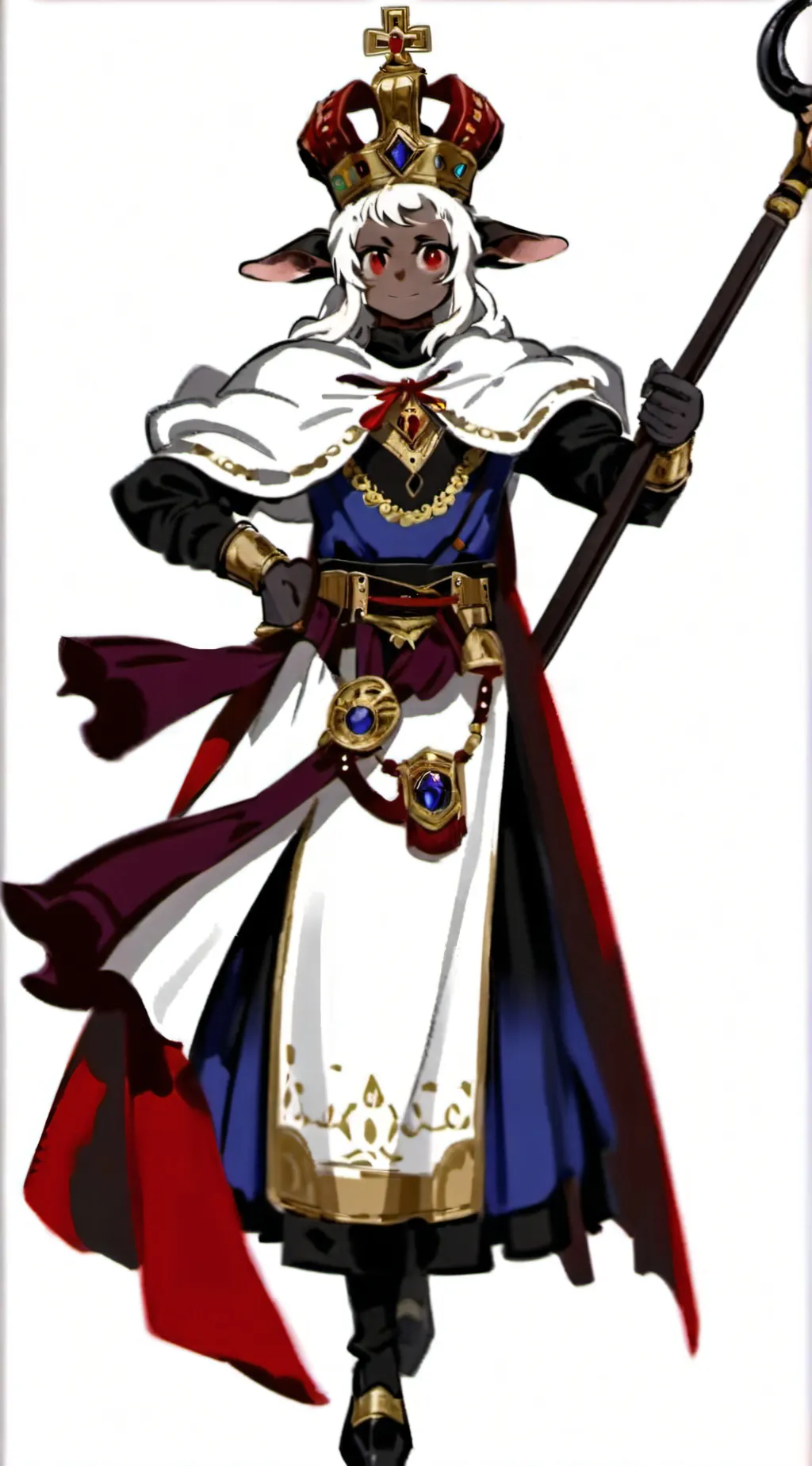 ai character: CuIt of the lamb background