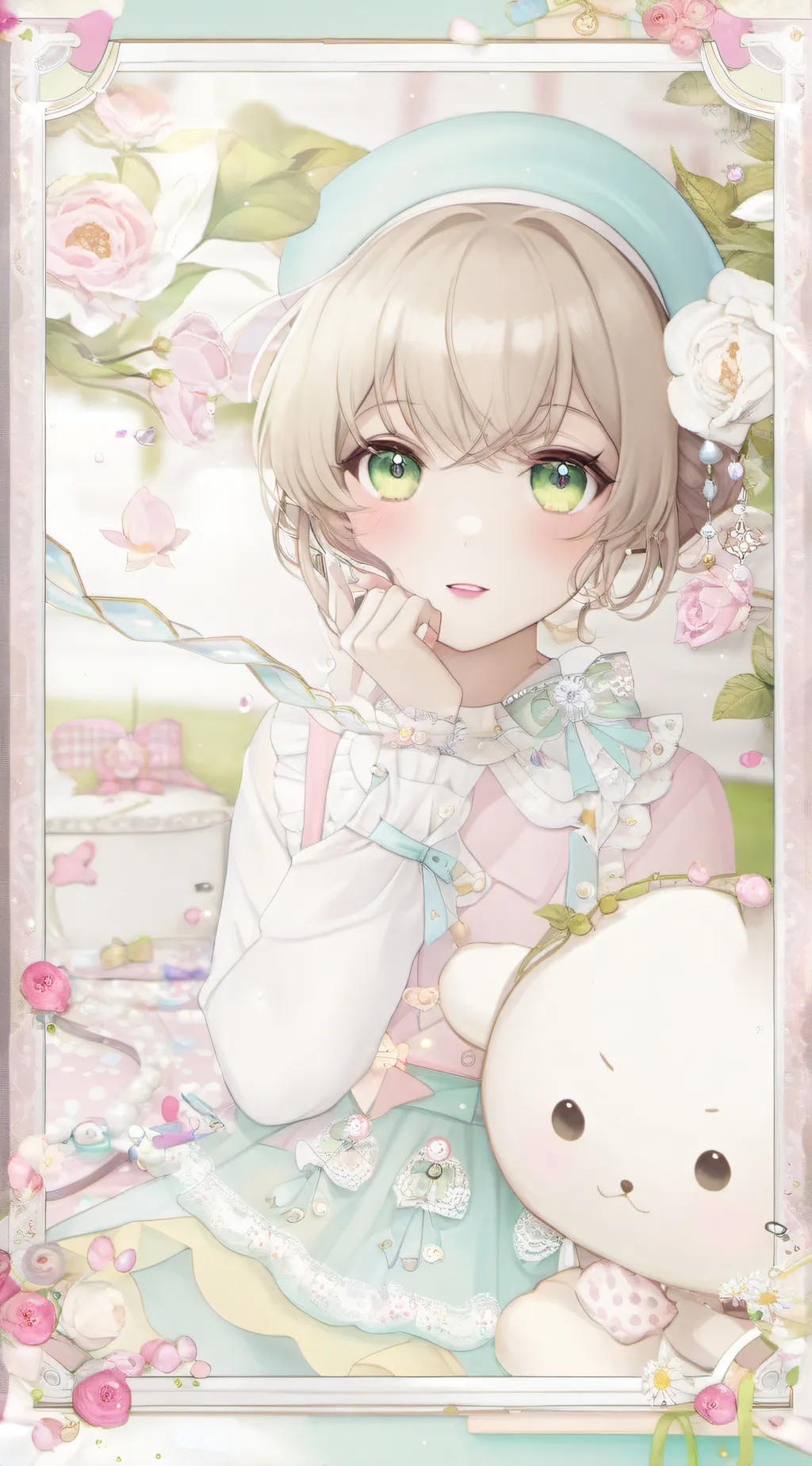 ai character: ella background